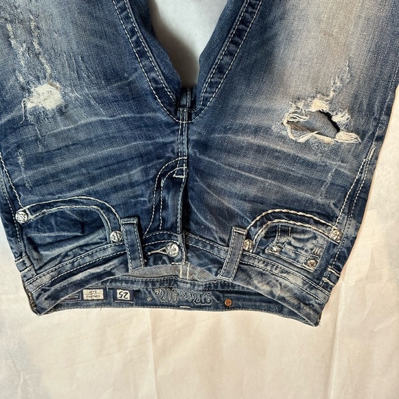 Grace Blue Flare Wide Leg Jeans - Picture 12 of 12